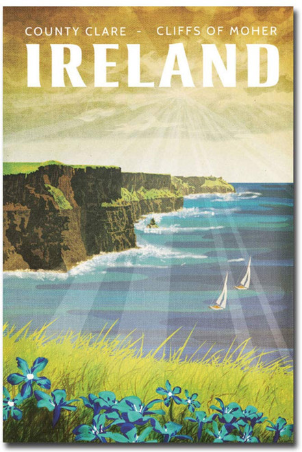 Cliffs of Moher Ireland Travel Art Refrigerator Magnet Size 2.5" x 3.5" Cliffs of Moher Ireland Travel Art Refrigerator Magnet Size 2.5" x 3.5"