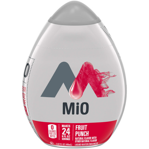 MiO Fruit Punch Liquid Water Enhancer (1.62 fl oz Bottle), Set of 3 MiO Fruit Punch Liquid Water Enhancer (1.62 fl oz Bottle), Set of 3