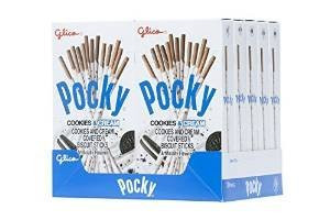 Glico Pocky Biscuit Sticks, Cookies & Cream, 1.41 oz ( Pack of 10 ) Pack of 10