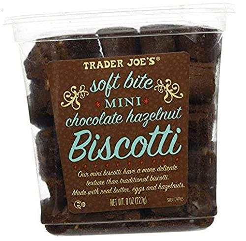 Trader Joe`s Soft Bite Mini Chocolate Hazelnut Biscotti . pack