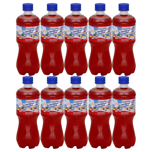 BEEQ BOX (Pack of 10) Hawaiian Punch Fruit Juicy Red, 20-oz. Bottles BEEQ BOX (Pack of 10) Hawaiian Punch Fruit Juicy Red, 20-oz. Bottles