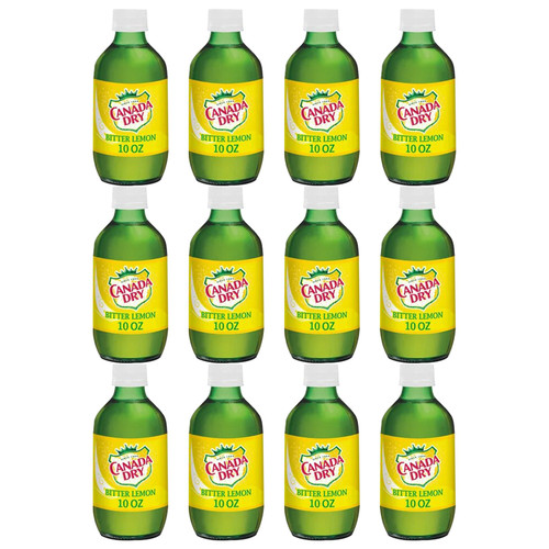 BEEQ BOX - (Pack of 12) Canada Dry Bitter Lemon, 10 Fl Oz