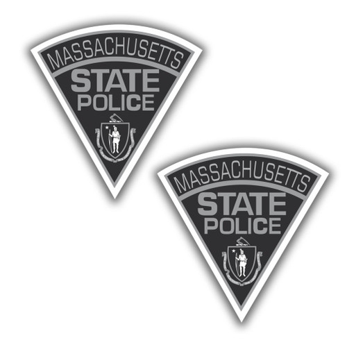 Kramer Massachusetts Subdued State Police Sticker for Car Vinyl Decal Water Bottle Decal Motorcycle Helmet 2 in. set of 2 Kramer Massachusetts Subdued State Police Sticker for Car Vinyl Decal Water Bottle Decal Motorcycle Helmet 2 in. set of 2