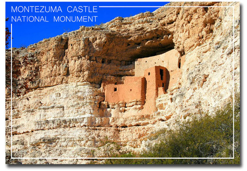 Montezuma Castle National Monument, Yavapai County, Arizona Travel Refrigerator Magnet Size 2.5" x 3.5" Montezuma Castle National Monument, Yavapai County, Arizona Travel Refrigerator Magnet Size 2.5" x 3.5"