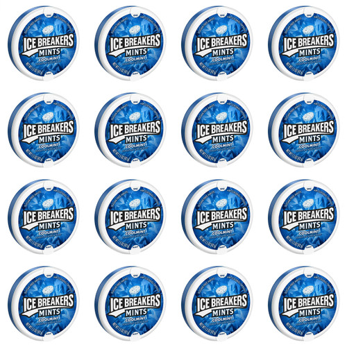 ICE BREAKERS Sugar Free Mints, Coolmint, 1.5 Ounce (Pack of 8) (2-Pack) ICE BREAKERS Sugar Free Mints, Coolmint, 1.5 Ounce (Pack of 8) (2-Pack)