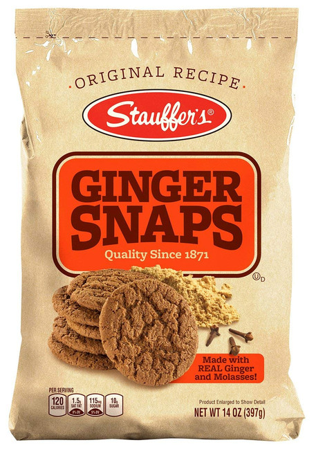 Stauffers Ginger Snaps Bag, 14-Ounce Bags (Pack of 6) 1 Pack