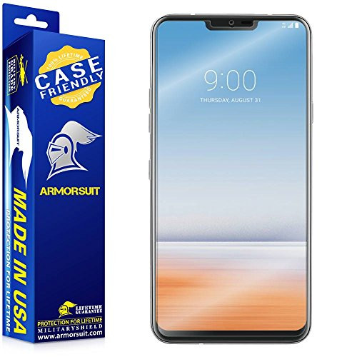 ArmorSuit LG G7 ThinQ Screen Protector Case Friendly MilitaryShield Screen Protector for G7 ThinQ - HD Clear Anti-Bubble Film