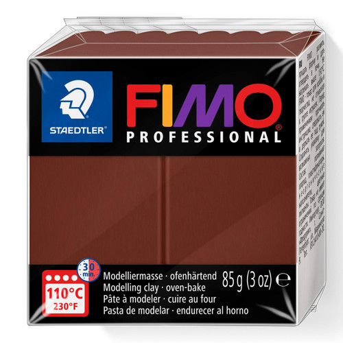 Staedtler Fimo Professional Soft Polymer Clay, 3-Ounce, Chocolate