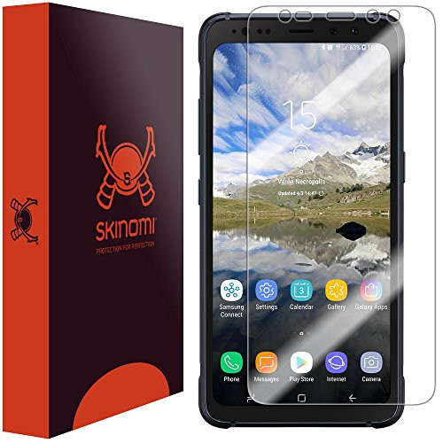 Galaxy S8 Active Screen Protector, Skinomi TechSkin Full Coverage Screen Protector for Galaxy S8 Active Clear HD Anti-Bubble Film
