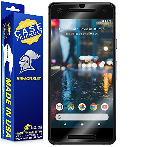 ArmorSuit Google Pixel 2 Screen Protector Case Friendly MilitaryShield Screen Protector for Pixel 2 - HD Clear Anti-Bubble Film