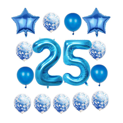25th Birthday Decorations Party Supplies,Blue Number 25 Balloon,40 Inch Giant Foil Mylar 25th Balloons Decoration for men and women,Large Helium Numbers 25 Balloon for 25th Anniversary Events Supplies 25th Birthday Decorations Party Supplies,Blue Number 25 Balloon,40 Inch Giant Foil Mylar 25th Balloons Decoration for men and women,Large Helium Numbers 25 Balloon for 25th Anniversary Events Supplies