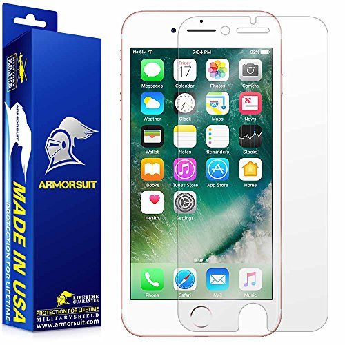 ArmorSuit Apple iPhone 7 Plus Screen Protector Max Coverage MilitaryShield Screen Protector for iPhone 7 Plus - HD Clear Anti-Bubble Film
