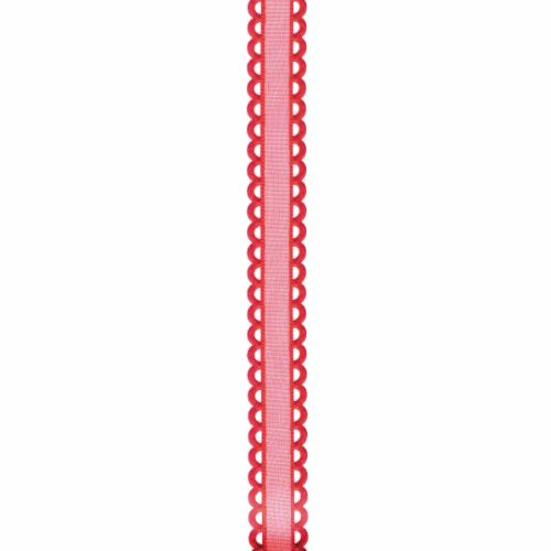 Offray Options Craft Ribbon, 5/8-Inch x 9-Feet, Red