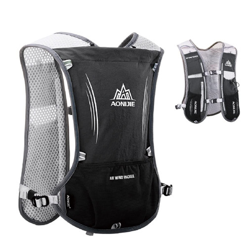 JEELAD 5L Running Hydration Vest Hydration Backpack for Marathon Jogging Biking Cycling (Rose Red (5L) - with 1.5L Water Bladder)