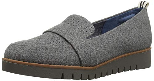 Dr. Scholl's Women's Imagined Perf Loafer Grey Flannel Fabric 7.5 M US