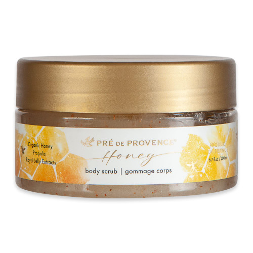 Pre de Provence Honey Collection Deeply Nourishing Body Scrub, 6.7 Fl Oz