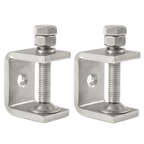 2Pcs C-Clamp 304 Stainless Steel G-Clamp Tiger Clamp Heavy Duty Woodworking Clamp Home Improvement And Automotive Repair Tools With Wide Jaw Openings (30MM) 2Pcs C-Clamp 304 Stainless Steel G-Clamp Tiger Clamp Heavy Duty Woodworking Clamp Home Improvement And Automotive Repair Tools With Wide Jaw Openings (30MM)