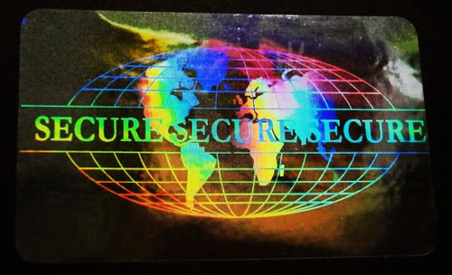Secure World Hologram Overlays Inkjet Teslin ID Cards (50)