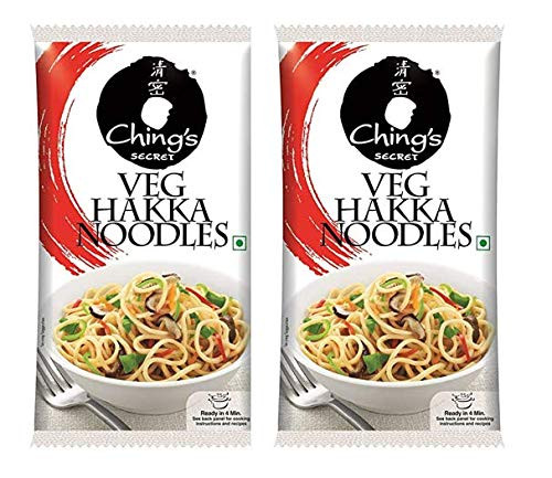 Ching's Secret Veg Hakka Noodles 150 Gms -TWIN PACK- PACK OF 2 ( 150 gms X 2 )