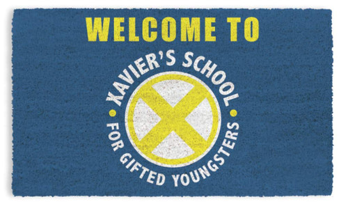 Pyramid America X-Men Gifted School Coir Doormat - 29" x 17" Indoor/Outdoor Entry Mat with Non-Skid PVC Back - Durable & Easy to Clean Pyramid America X-Men Gifted School Coir Doormat - 29" x 17" Indoor/Outdoor Entry Mat with Non-Skid PVC Back - Durable & Easy to Clean