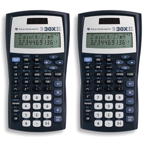 Texas Instruments, TI-30X IIS, 10-Digit Scientific Calculator, Sold As 2 Each
