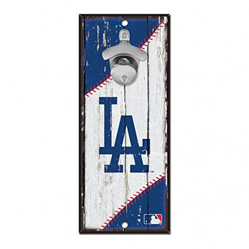 Los Angeles Dodgers MLB Bottle Opener Sign 5" x 11"