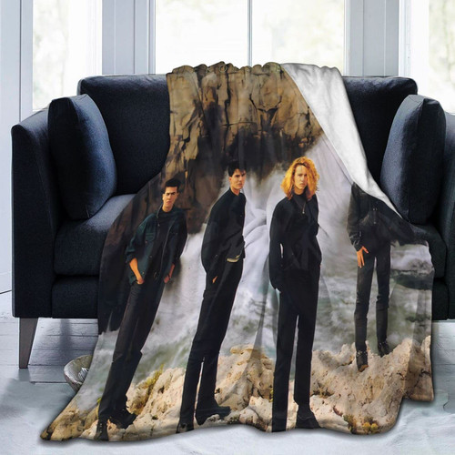 Julemy Heroes Del Silencio El Mar No Cesa Throw Blanket All Seasons Lightweight Air Conditioner Cozy Blanket for Living Room/Bedroom/Sofa/Camping 50"X40"