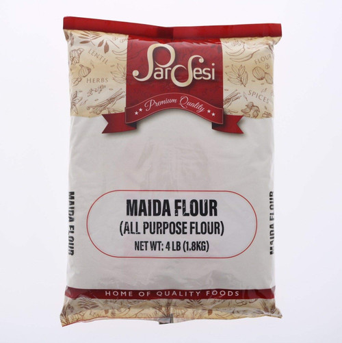 Pardesi 100% Natural Maida Flour (All Purpose Flour) 4lbs / 1.8Kg
