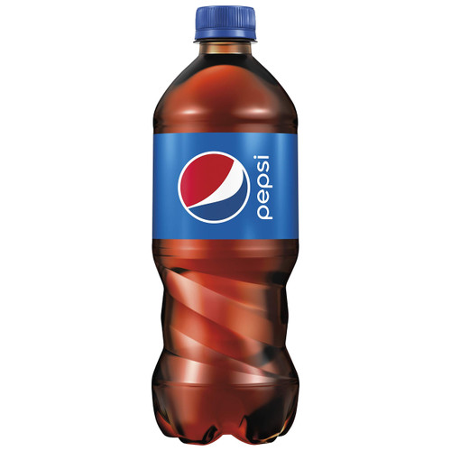 Pepsi Soda 20oz Bottles (Pack of 16, Total of 320 Fl Oz)