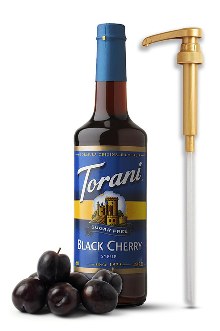 Sugar Free Black Cherry Flavored Syrup 25.4 Ounces Sugar Free Black Cherry Syrup with Fresh Finest Pump Sugar Free Black Cherry Flavored Syrup 25.4 Ounces Sugar Free Black Cherry Syrup with Fresh Finest Pump