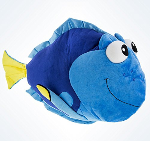 Disney Parks Finding Dory Nemo Reversible Flip Plush Pillow Doll NEW