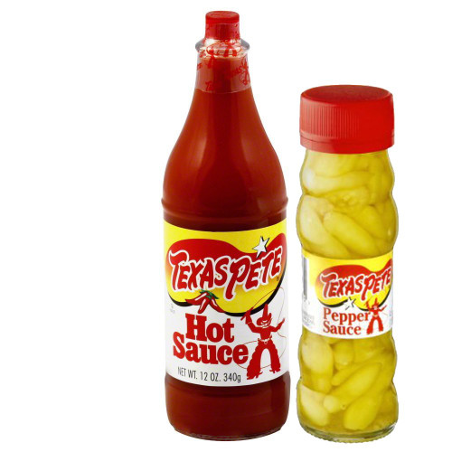 Texas Pete Combo Pack Original Hot Sauce and Pepper Sauce