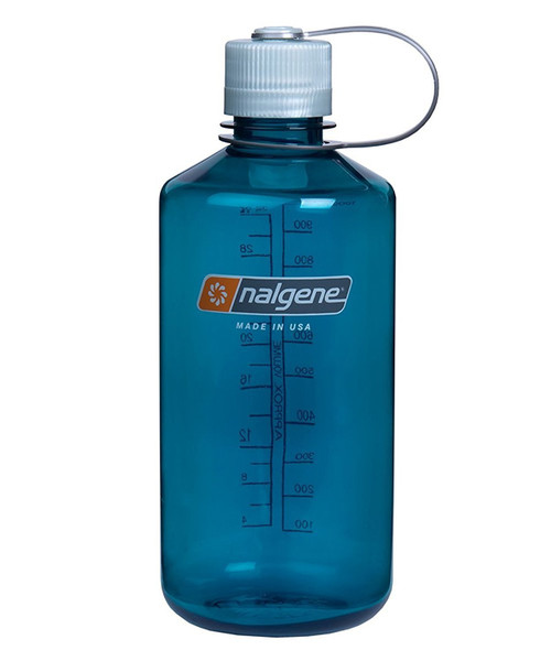 Nalgene Tritan 32 Ounces Narrow Mouth BPA-Free Water Bottle, Trout Green