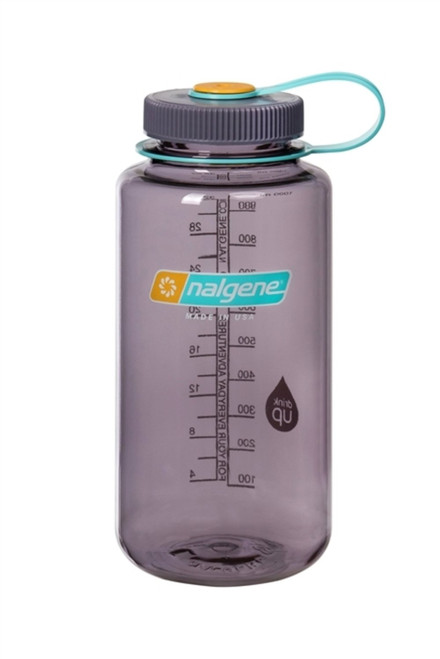 Nalgene Tritan Wide Mouth BPA-Free Water Bottle, Aubergine