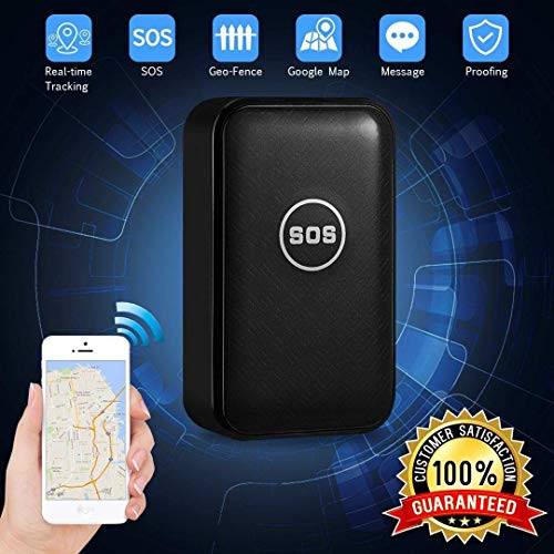 Eilimy Mini Portable Magnet GPS Tracker (no Subscription fee) Personal and Vehicle GPS Tracker, Anti-Theft Real-time Tracking Free Application Anti-Lost GPS Locator