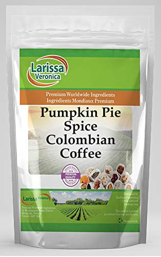 Pumpkin Pie Spice Colombian Coffee (Gourmet, Naturally Flavored, Whole Coffee Beans) (16 oz, ZIN: 561124)