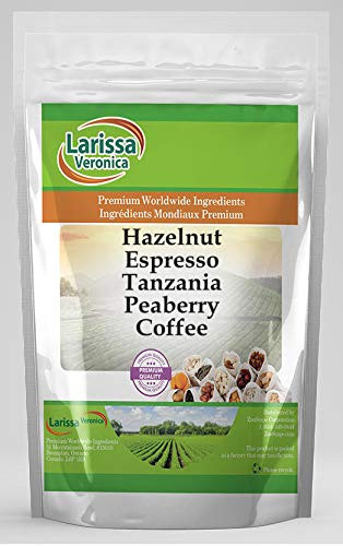 Hazelnut Espresso Tanzania Peaberry Coffee (Gourmet, Naturally Flavored, Whole Coffee Beans) (4 oz, ZIN: 567120)