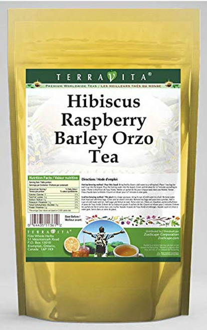 Hibiscus Raspberry Barley Orzo Tea (25 tea bags, ZIN: 568122) Hibiscus Raspberry Barley Orzo Tea (25 tea bags, ZIN: 568122)