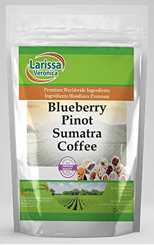 Blueberry Pinot Sumatra Coffee (Gourmet, Naturally Flavored, Whole Coffee Beans) (4 oz, ZIN: 568512)