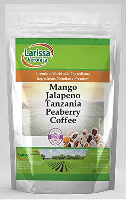 Mango Jalapeno Tanzania Peaberry Coffee (Gourmet, Naturally Flavored, Whole Coffee Beans) (4 oz, ZIN: 570916) Mango Jalapeno Tanzania Peaberry Coffee (Gourmet, Naturally Flavored, Whole Coffee Beans) (4 oz, ZIN: 570916)