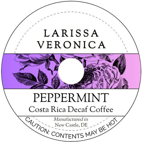 Peppermint Costa Rica Decaf Coffee (Single Serve K-Cup Pods) (Gourmet, Naturally Flavored, Whole Coffee Beans) (12 pods, ZIN: 574048) Peppermint Costa Rica Decaf Coffee (Single Serve K-Cup Pods) (Gourmet, Naturally Flavored, Whole Coffee Beans) (12 pods, ZIN: 574048)