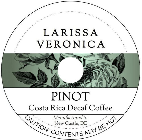 Pinot Costa Rica Decaf Coffee (Single Serve K-Cup Pods) (Gourmet, Naturally Flavored, Whole Coffee Beans) (12 pods, ZIN: 574160) Pinot Costa Rica Decaf Coffee (Single Serve K-Cup Pods) (Gourmet, Naturally Flavored, Whole Coffee Beans) (12 pods, ZIN: 574160)