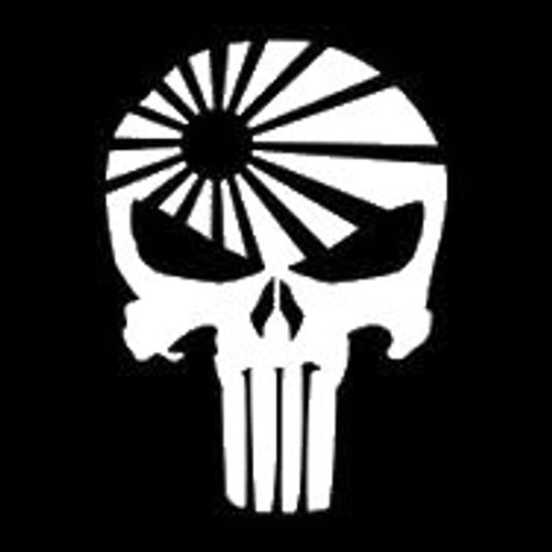 Punisher Japanese JDM Decal Vinyl Sticker|Cars Trucks Vans Walls Laptop| White |5.5 x 4 in|LLI357 Punisher Japanese JDM Decal Vinyl Sticker|Cars Trucks Vans Walls Laptop| White |5.5 x 4 in|LLI357