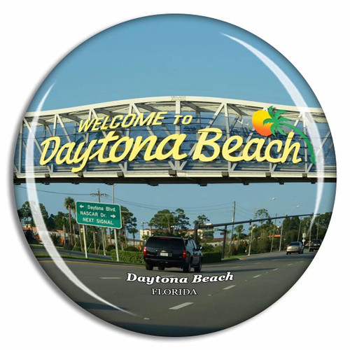 Daytona Beach Florida USA Fridge Magnet Travel Gift Souvenir Collection 3D Crystal Glass Daytona Beach Florida USA Fridge Magnet Travel Gift Souvenir Collection 3D Crystal Glass