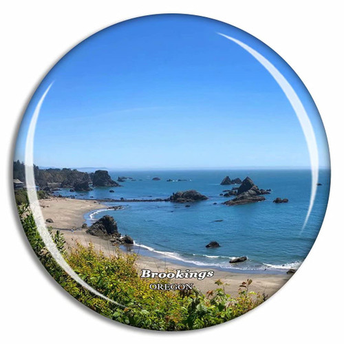 Brookings Harris Beach State Park Oregon USA Fridge Magnet Travel Gift Souvenir Collection 3D Crystal Glass Brookings Harris Beach State Park Oregon USA Fridge Magnet Travel Gift Souvenir Collection 3D Crystal Glass
