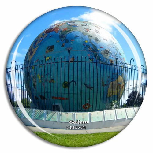 Salem Riverfront Park Oregon USA Fridge Magnet Travel Gift Souvenir Collection 3D Crystal Glass Salem Riverfront Park Oregon USA Fridge Magnet Travel Gift Souvenir Collection 3D Crystal Glass