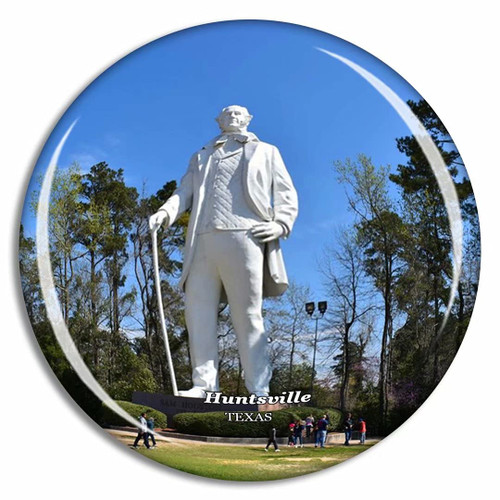 Huntsville Sam Houston Statue Texas USA Fridge Magnet Travel Gift Souvenir Collection 3D Crystal Glass Huntsville Sam Houston Statue Texas USA Fridge Magnet Travel Gift Souvenir Collection 3D Crystal Glass