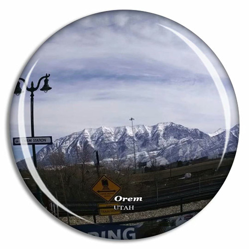 Orem Front Runner Utah USA Fridge Magnet Travel Gift Souvenir Collection 3D Crystal Glass Orem Front Runner Utah USA Fridge Magnet Travel Gift Souvenir Collection 3D Crystal Glass