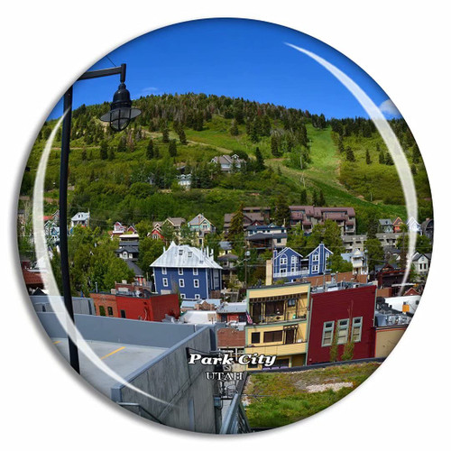 Park City Utah Utah USA Fridge Magnet Travel Gift Souvenir Collection 3D Crystal Glass Park City Utah Utah USA Fridge Magnet Travel Gift Souvenir Collection 3D Crystal Glass