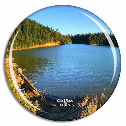 Colfax Rollins Lake California USA Fridge Magnet Travel Gift Souvenir Collection 3D Crystal Glass Colfax Rollins Lake California USA Fridge Magnet Travel Gift Souvenir Collection 3D Crystal Glass